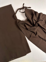 Hijab Niqab -DARK BROWN