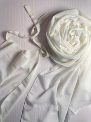 Hijab Niqab - OFF WHITE