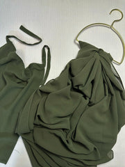 Hijab Niqab - OLIVE