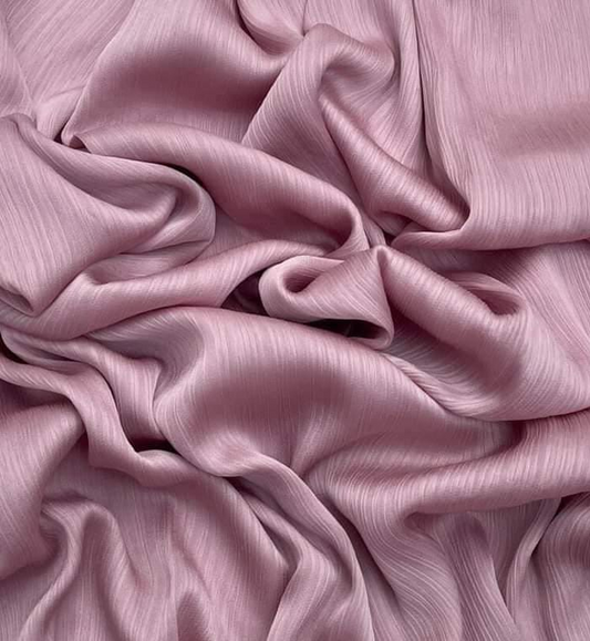 Luxury Crinkle Silk Hijab - PINK