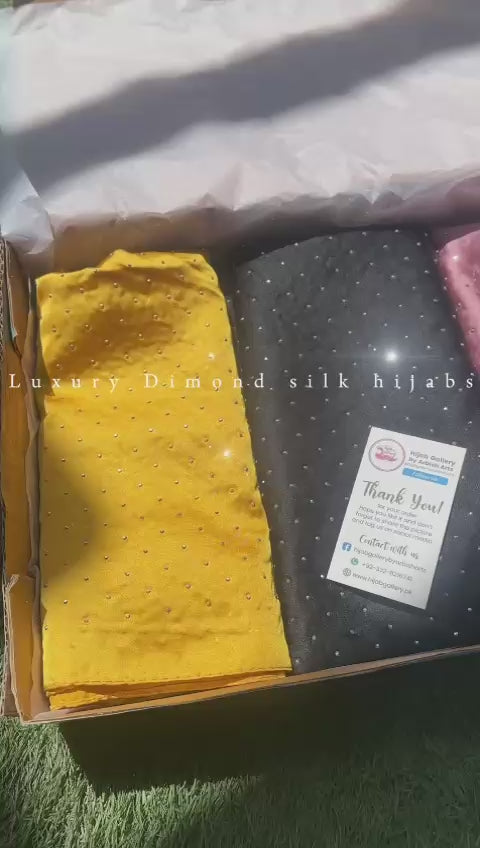 Diamond silk hijab - FOREST