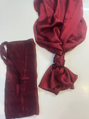 Crinkle Silk Hijab Niqab Set