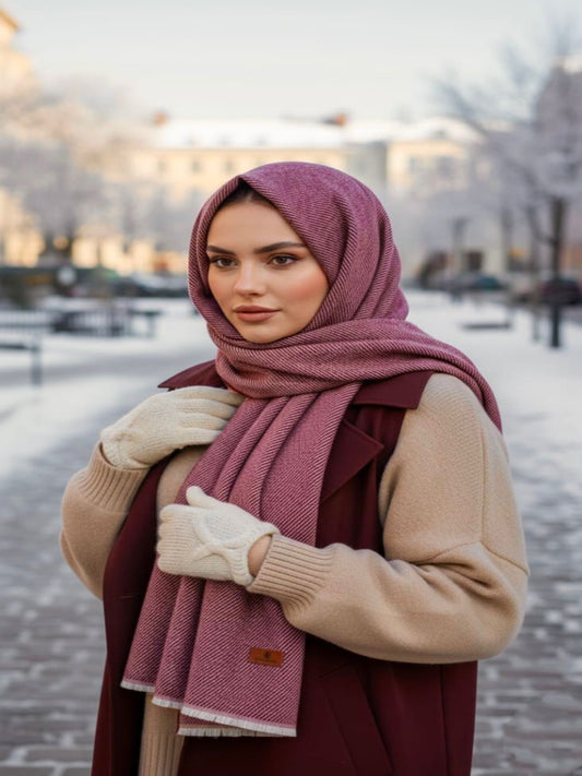 Wool Muse Hijab Maroon