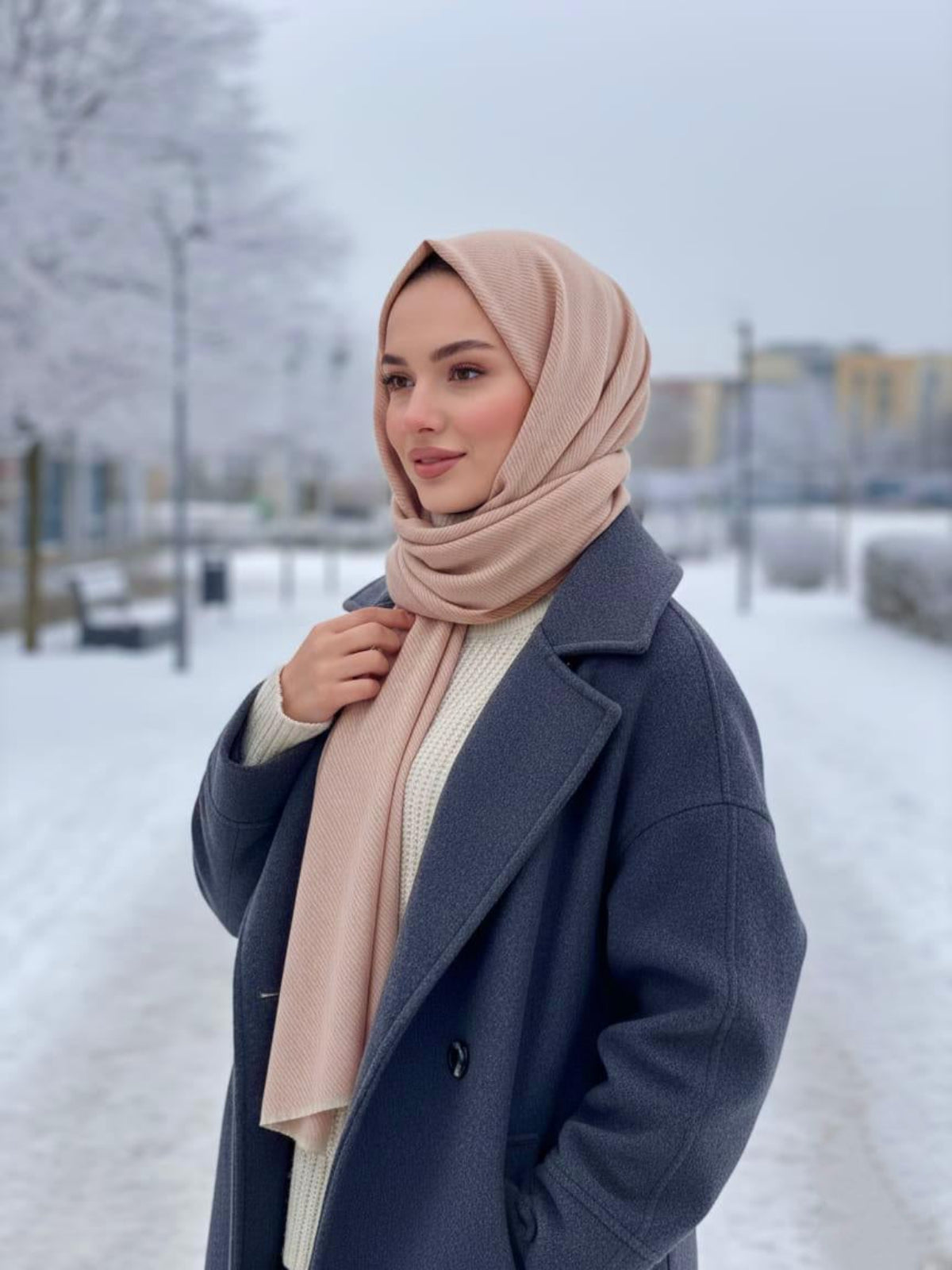 Wool Muse Hijab Pink