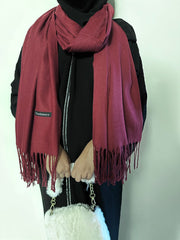 Cashmere Pashmina Burgundy