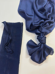 Crinkle Silk Hijab Niqab Set