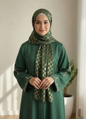 DAZZLE CHIFFON HIJAB-GREEN