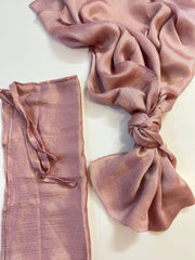 Crinkle Silk Hijab Niqab Set