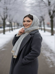 Mist Woolen Hijab Grey
