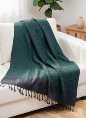 Woolen Shawl Lilly Green