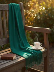 Cashmere pashmina Green