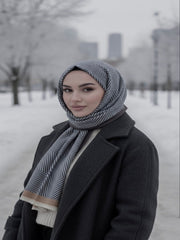 Mist Woolen Hijab Navy