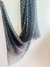 DAZZLE CHIFFON HIJAB- NAVYBLUE