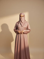 Crinkle Silk Hijab Niqab Set