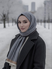Mist Woolen Hijab Charcoal