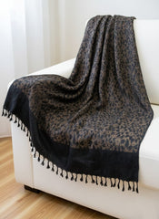 Woolen Shawl Lilly Brown