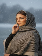 Mist Woolen Hijab Black