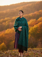 Woolen Shawl Lilly Sea