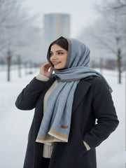 Mist Woolen Hijab Blue