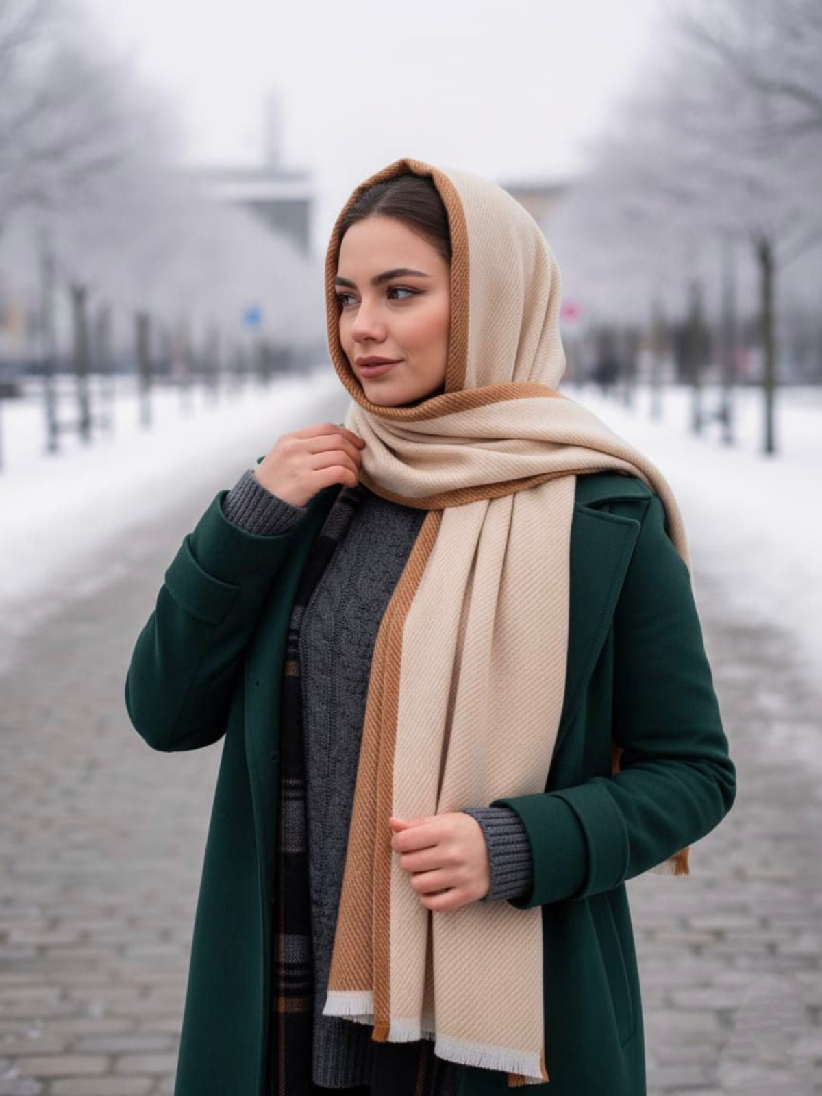 Wool Muse Hijab Butter Cream