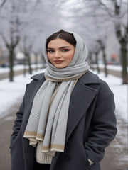 Mist Woolen Hijab Grey