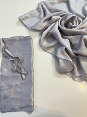 Crinkle Silk Hijab Niqab Set