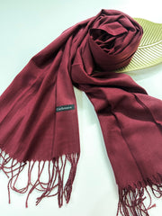 Cashmere Pashmina Burgundy