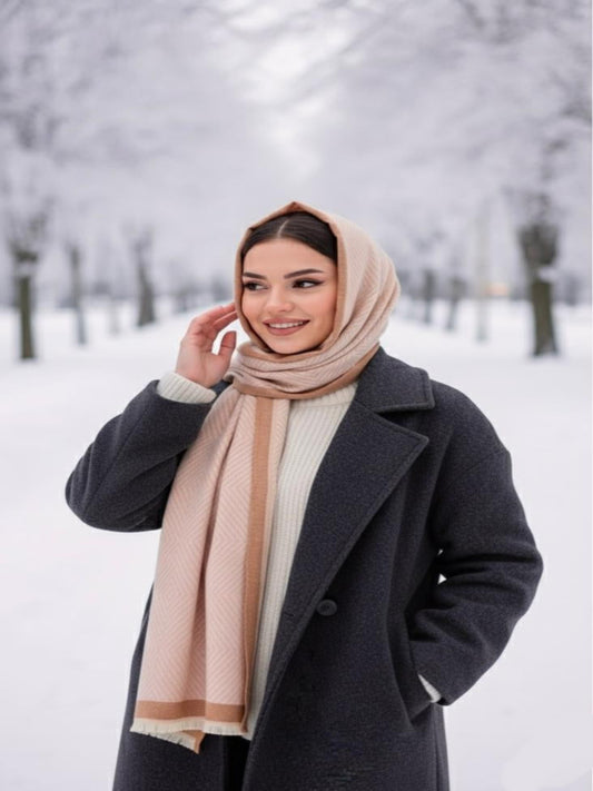 Mist Woolen Hijab Pink