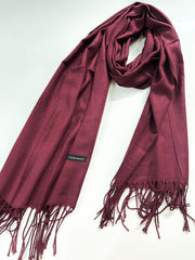 Cashmere Pashmina Burgundy