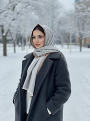 Wool Muse Hijab Pastel Grey