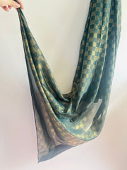 DAZZLE CHIFFON HIJAB-GREEN