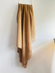 DAZZLE CHIFFON HIJAB-BROWN