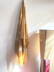 Embroide Floral Hijab GOLDEN