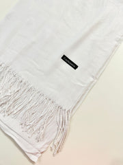 Cashmere Pashmina Off White