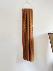 DAZZLE CHIFFON HIJAB-CHOCO