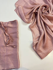 Crinkle Silk Hijab Niqab Set