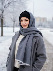 Wool Muse Hijab Black