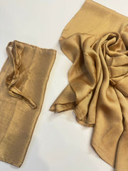 Crinkle Silk Hijab Niqab Set