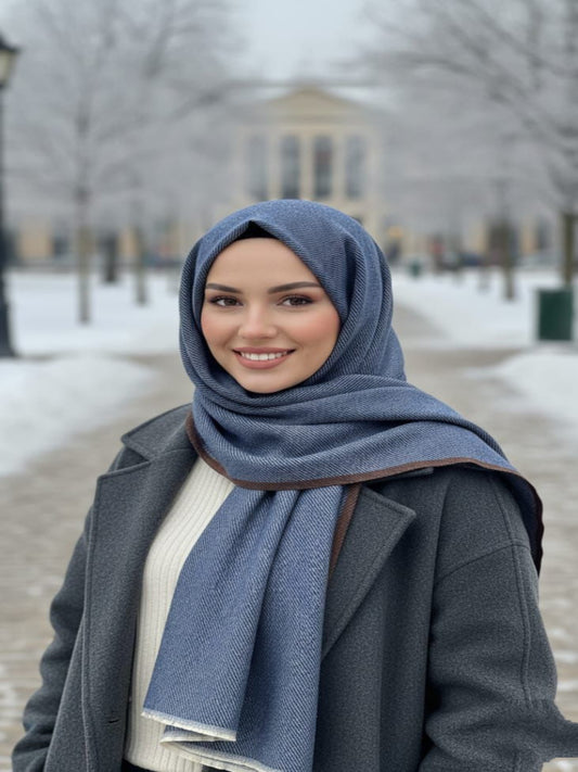 Wool Muse Hijab Navy