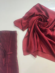 Crinkle Silk Hijab Niqab Set