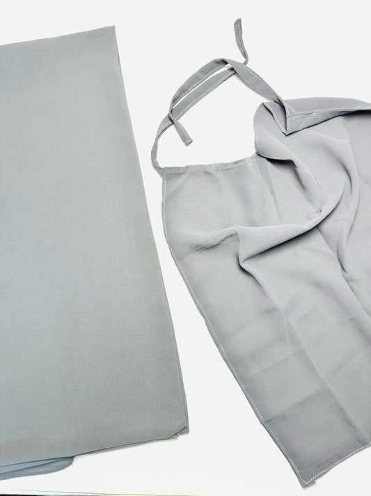 Hijab Niqab - STEEL GREY