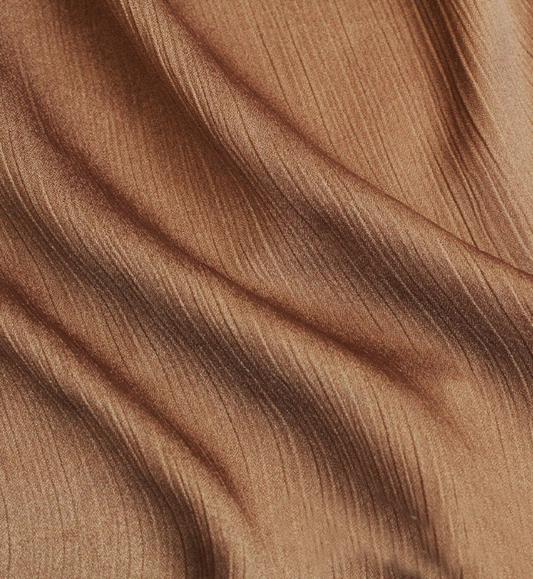 Luxury Crinkle Silk Hijab - VEGAS GOLD